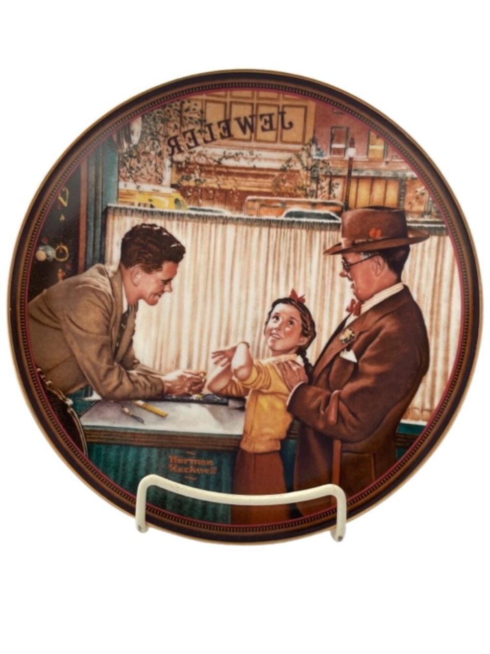 1989 Norman Rockwell “A Time to Keep” Collector Plate – The Ones We Love